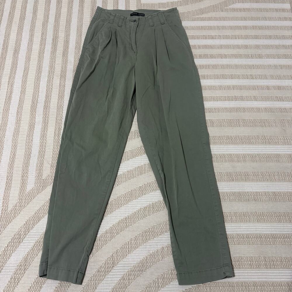 Cottonon Women's Olive Green Boho Jean Pants Size 2 XS High Rise